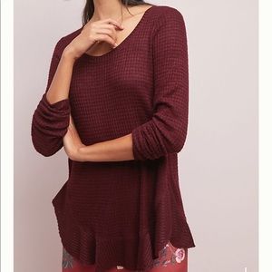 Saturday Sunday Open Back Waffle Tunic